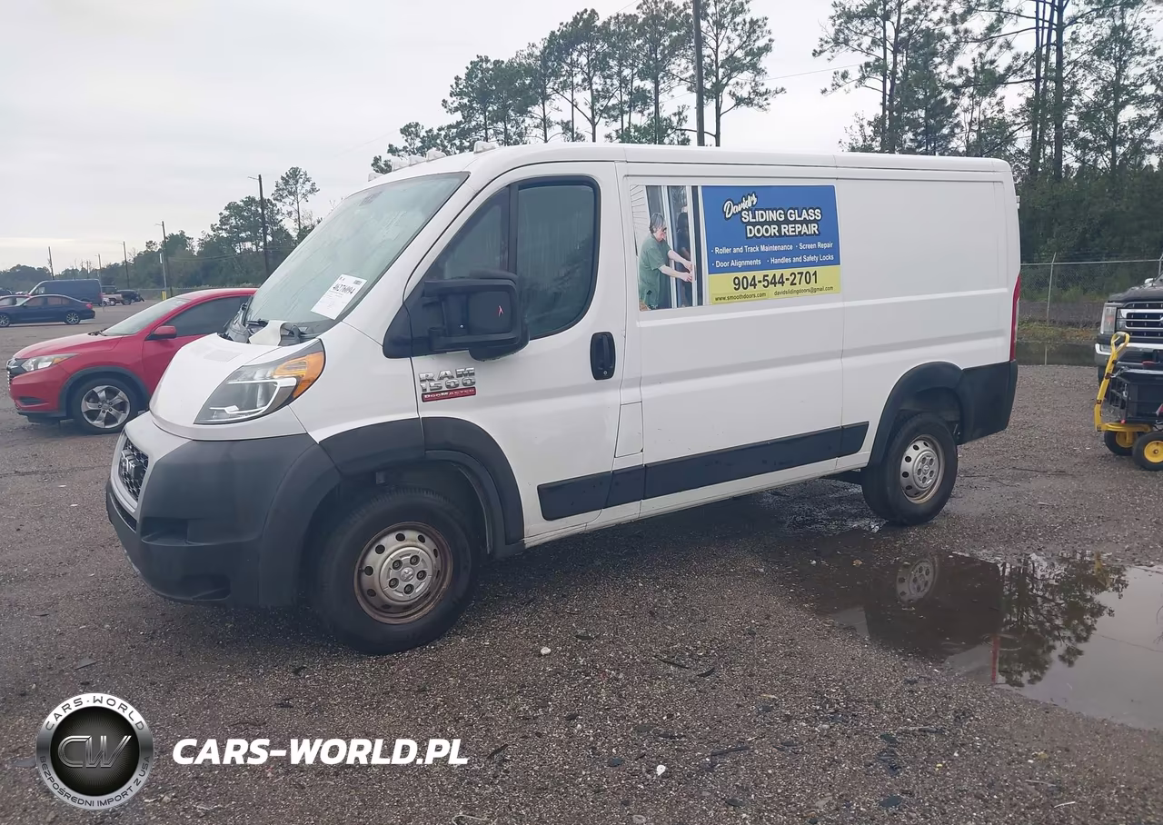 2021 Ram Promaster 1500 Low Roof 136 Wb VIN:3C6LRVAG7ME559884 - 2