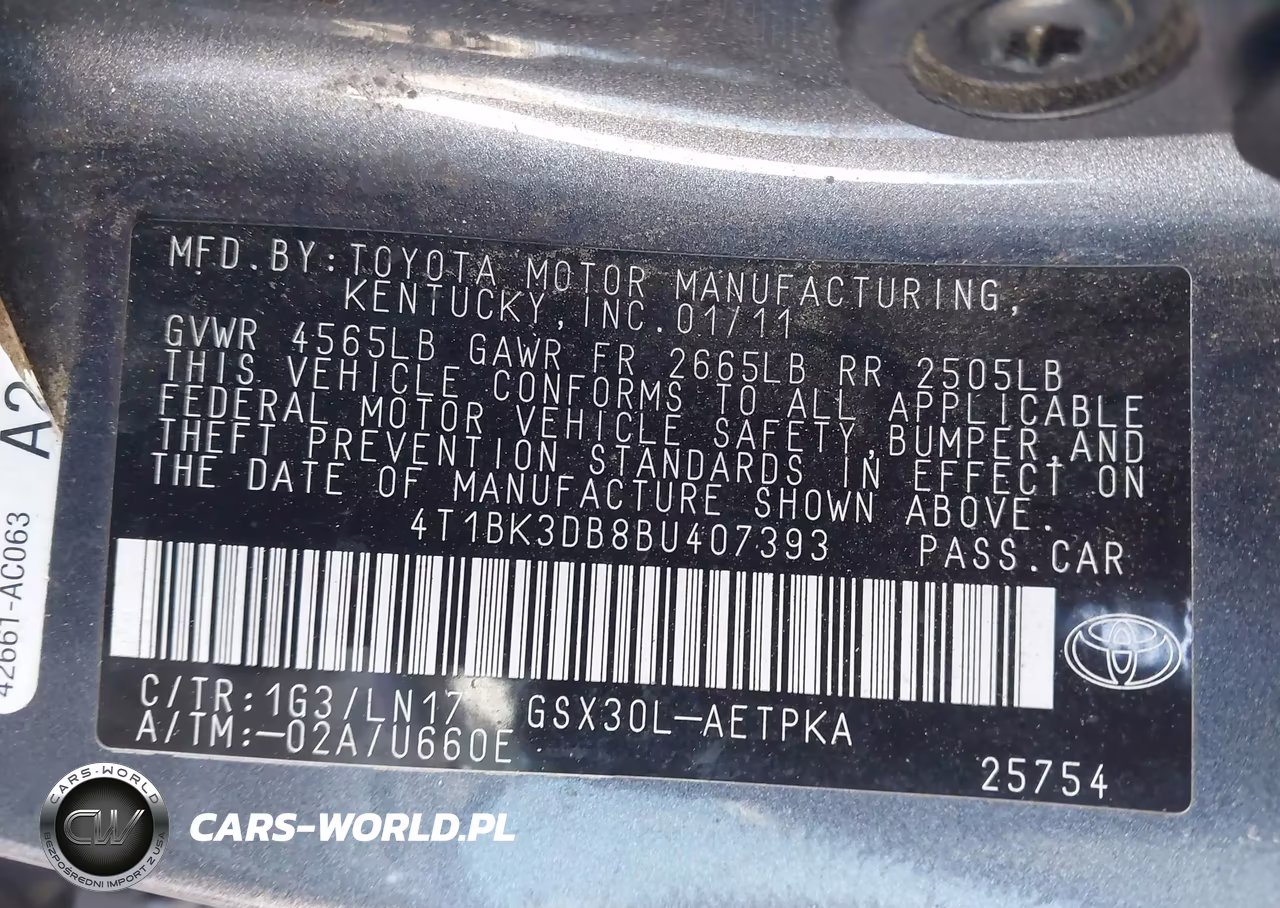 2011 Toyota Avalon Limited VIN:4T1BK3DB8BU407393 - 9