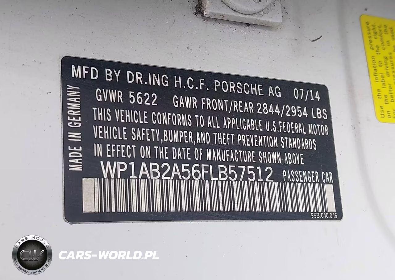 2015 Porsche Macan S VIN:WP1AB2A56FLB57512 - 9
