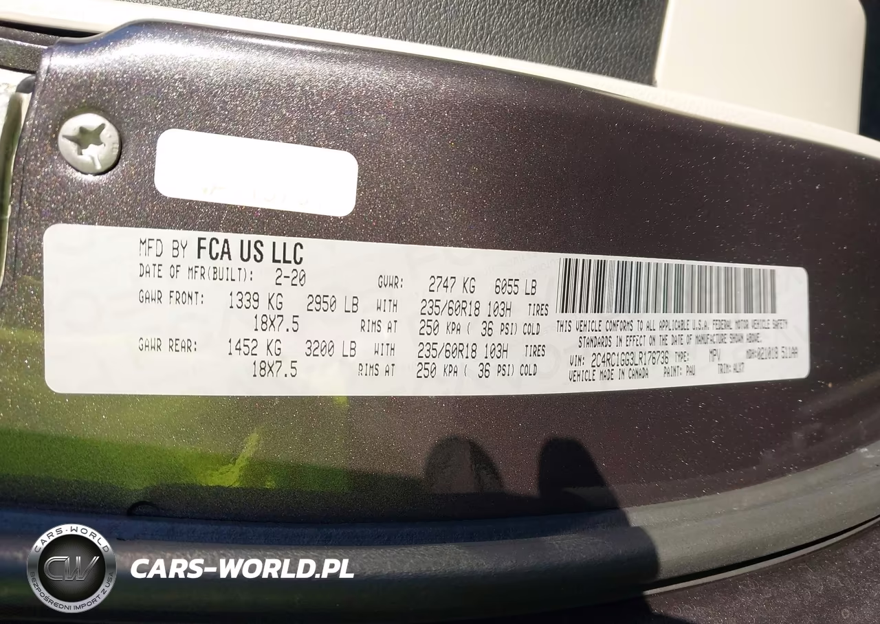 2020 Chrysler Pacifica Limited VIN:2C4RC1GG3LR176736 - 9