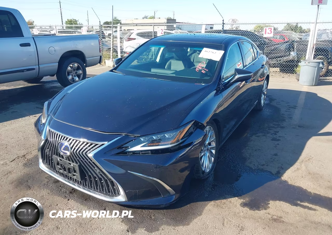 2020 Lexus Es 300H Luxury VIN:58AE21B17LU011624 - 2