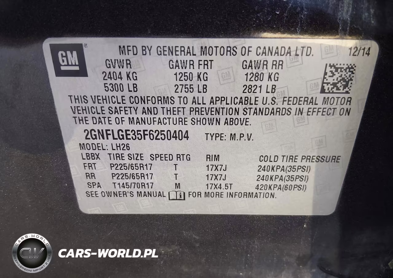 2015 Chevrolet Equinox Lt VIN:2GNFLGE35F6250404 - 9