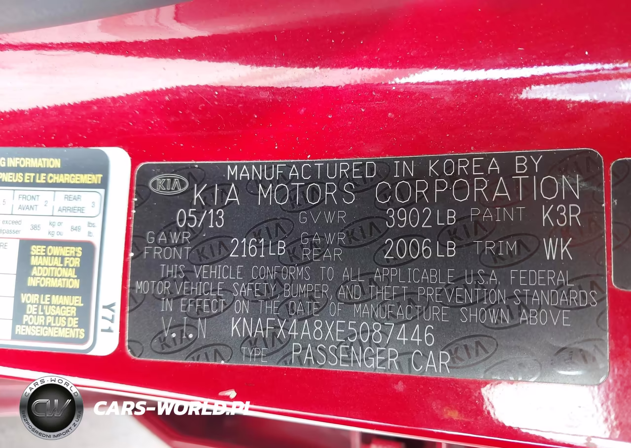 2014 Kia Forte Ex VIN:KNAFX4A8XE5087446 - 9