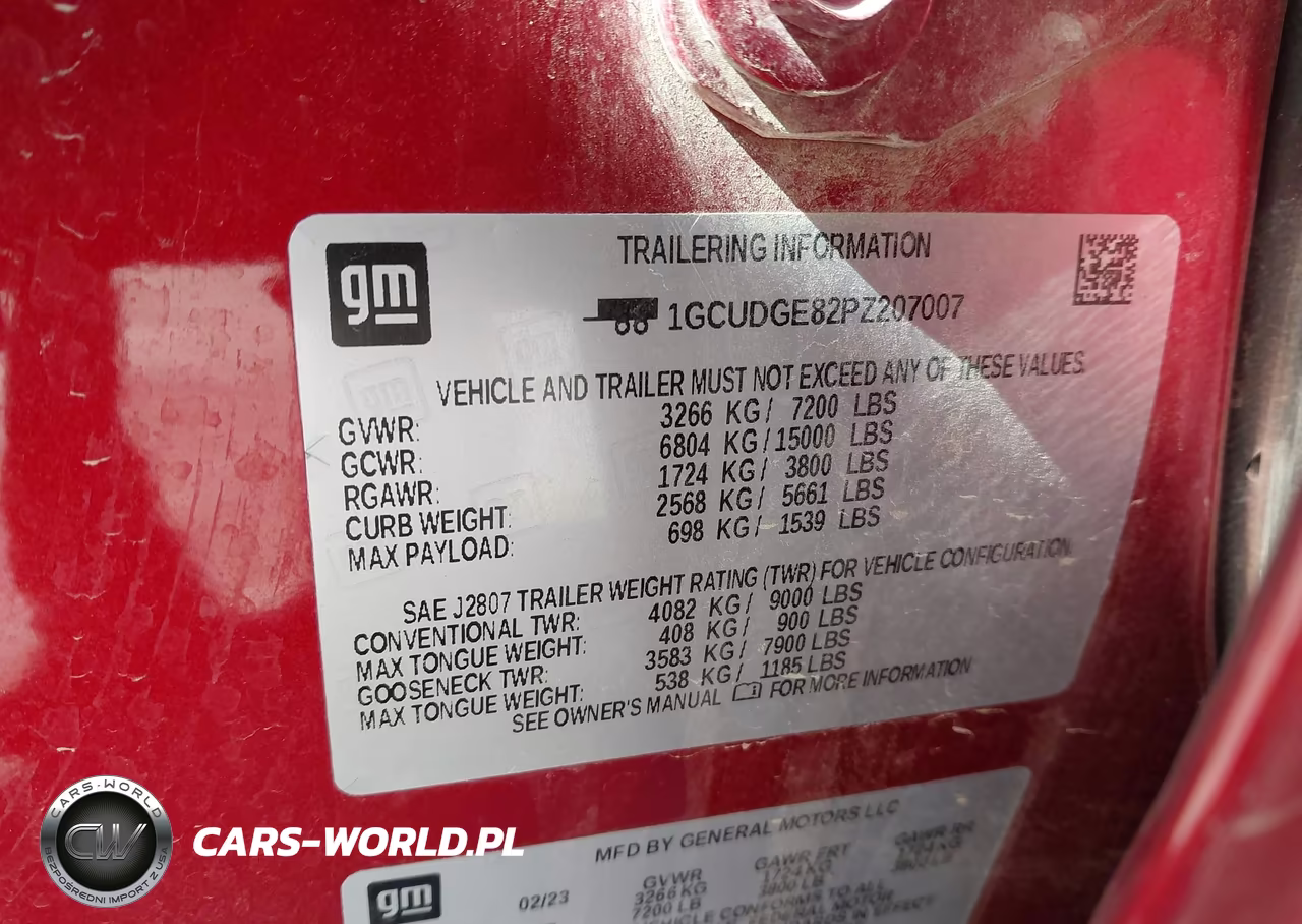2023 Chevrolet Silverado 1500 4Wd Short Bed Ltz VIN:1GCUDGE82PZ207007 - 9