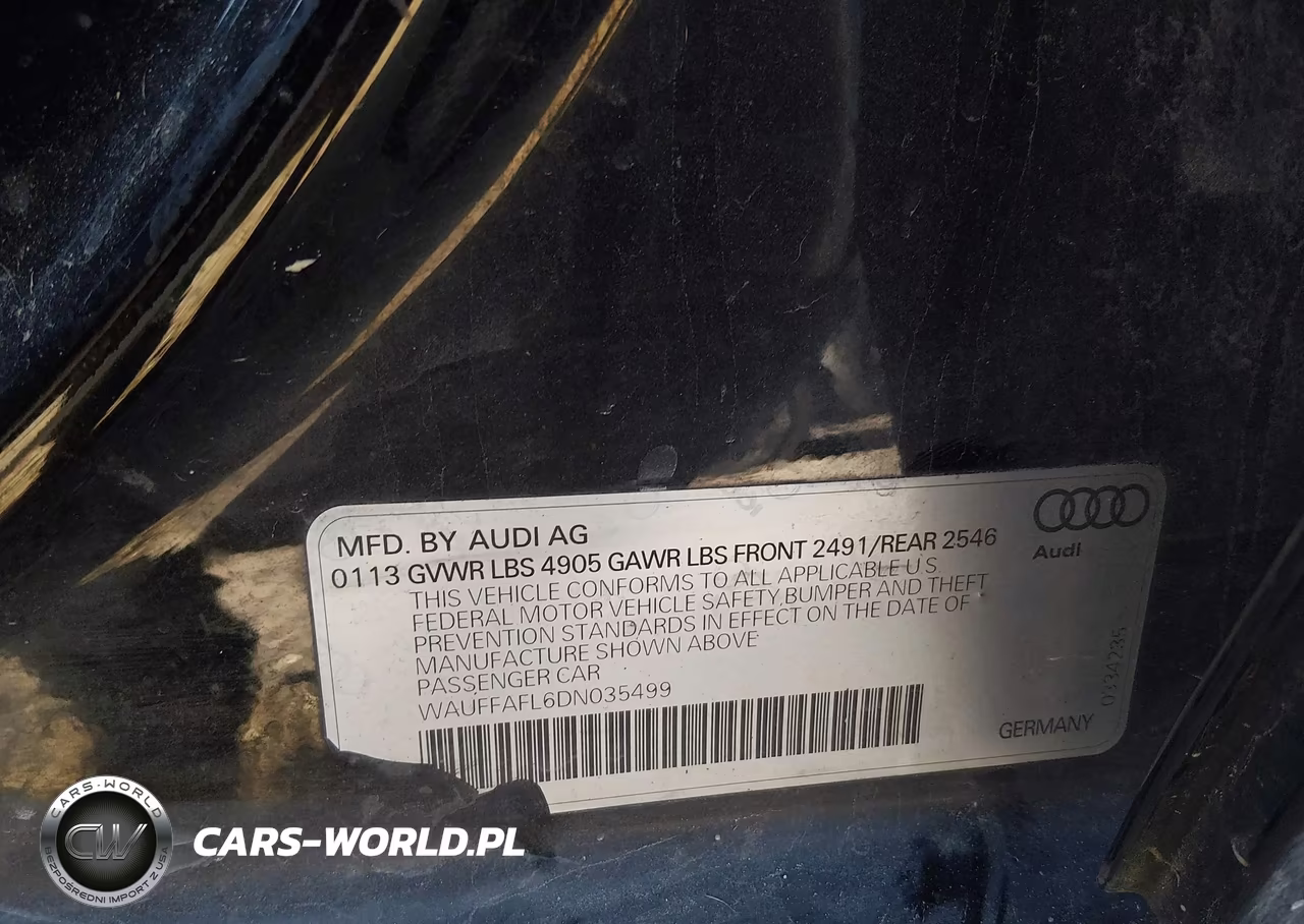 2013 Audi A4 2.0T Premium VIN:WAUFFAFL6DN035499 - 9