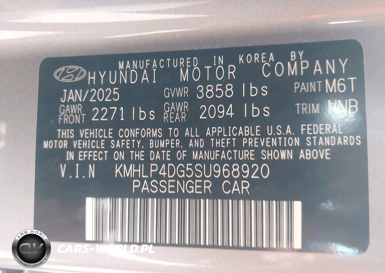2025 Hyundai Elantra Limited VIN:KMHLP4DG5SU968920 - 9