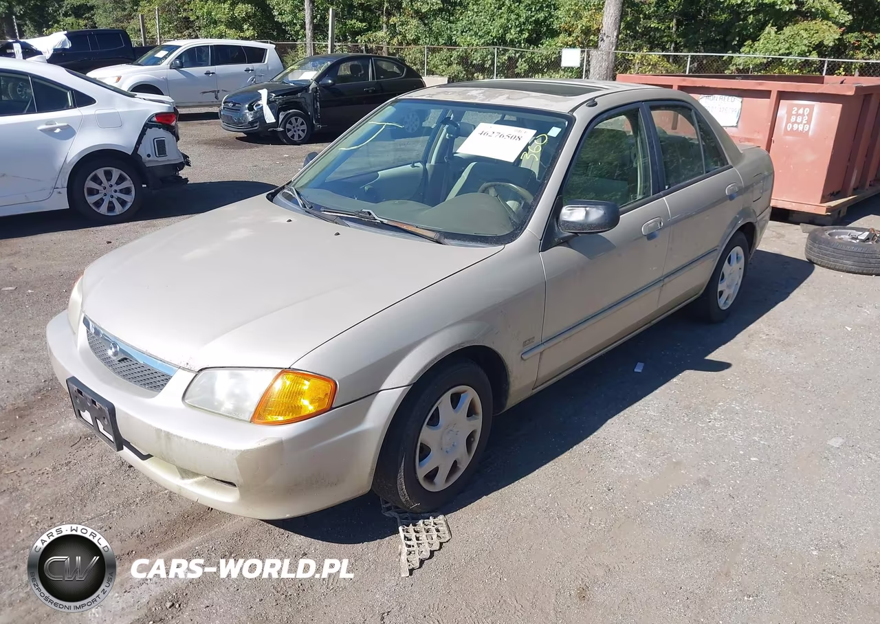 2000 Mazda Protege Dx-Lx VIN:JM1BJ2248Y0257792 - 2