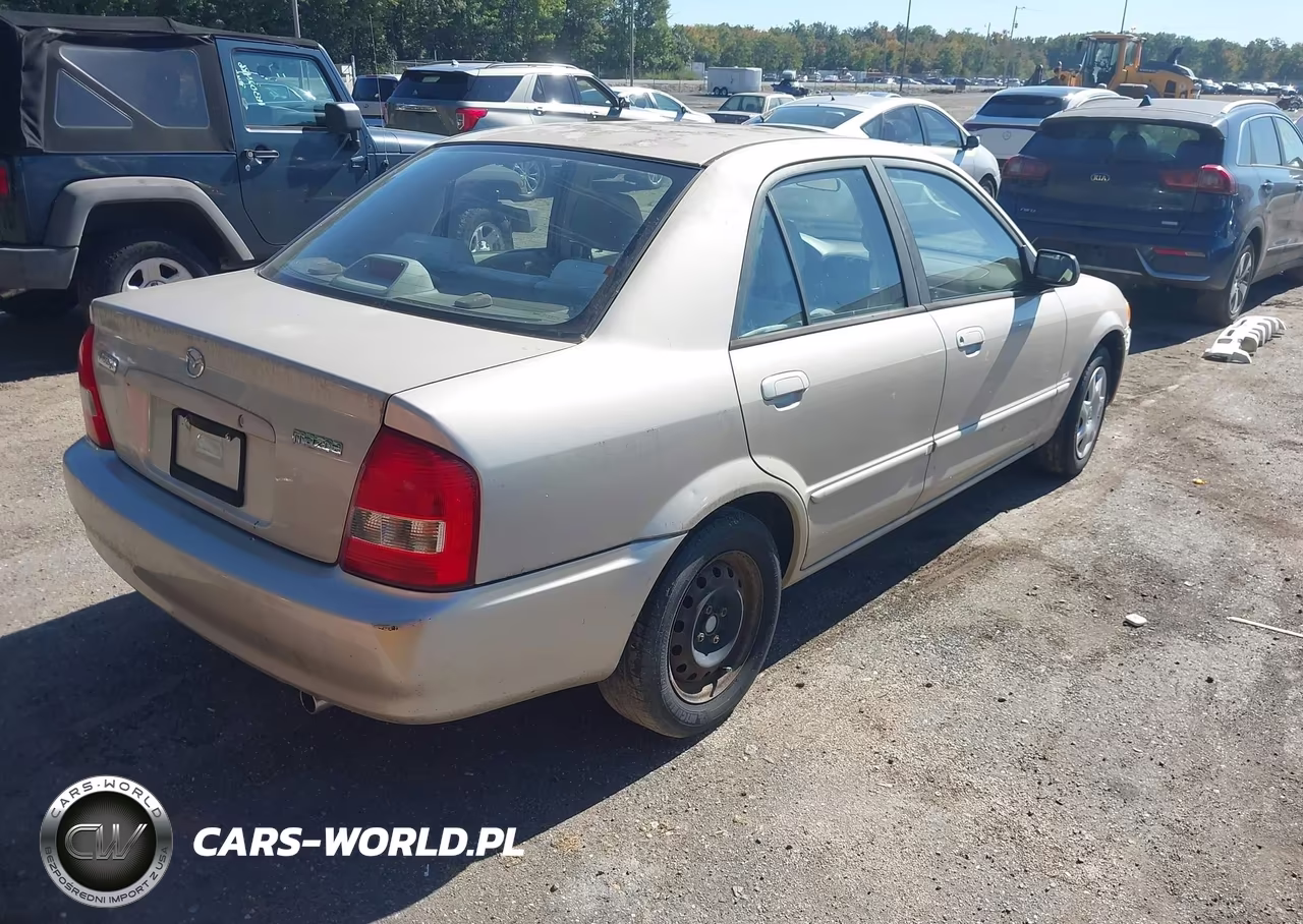 2000 Mazda Protege Dx-Lx VIN:JM1BJ2248Y0257792 - 4