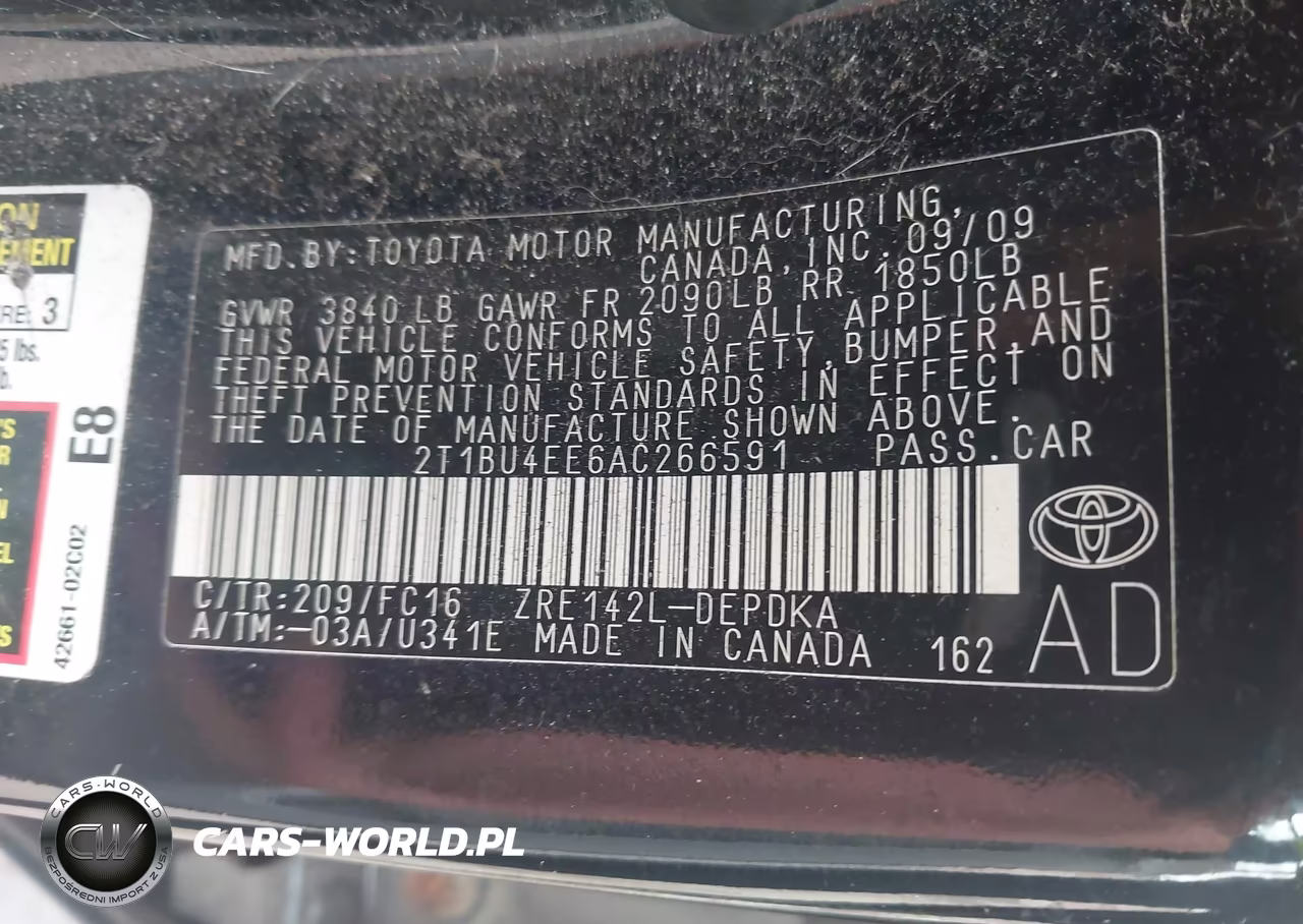 2010 Toyota Corolla Le VIN:2T1BU4EE6AC266591 - 9
