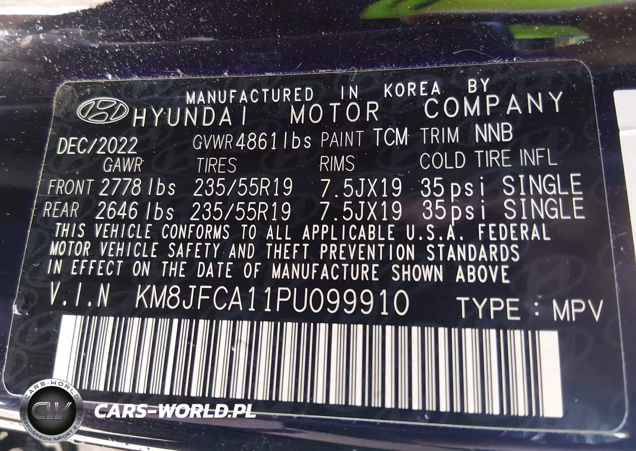 2023 Hyundai Tucson Hybrid Sel Convenience VIN:KM8JFCA11PU099910 - 9