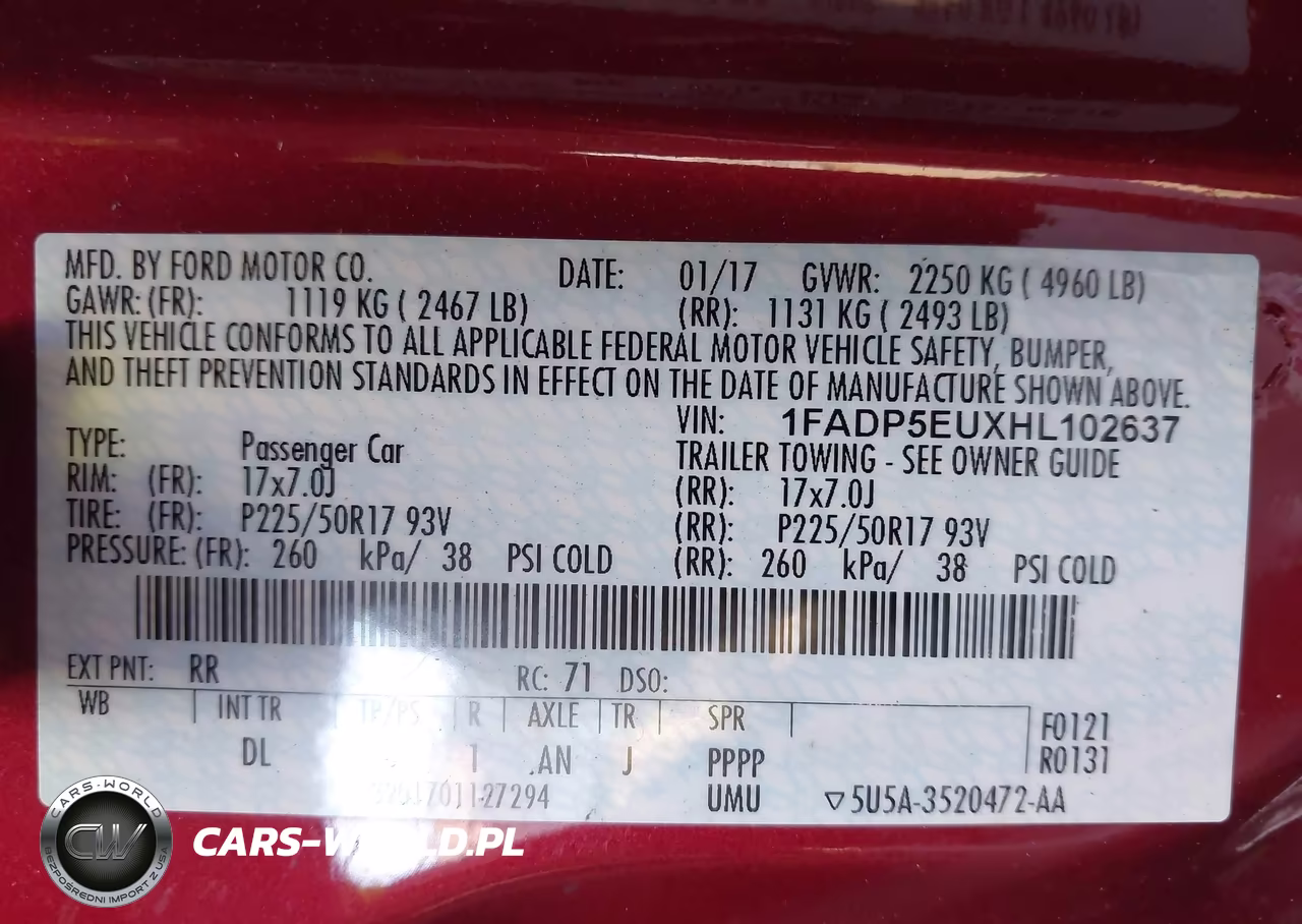 2017 Ford C-Max Energi Se VIN:1FADP5EUXHL102637 - 9