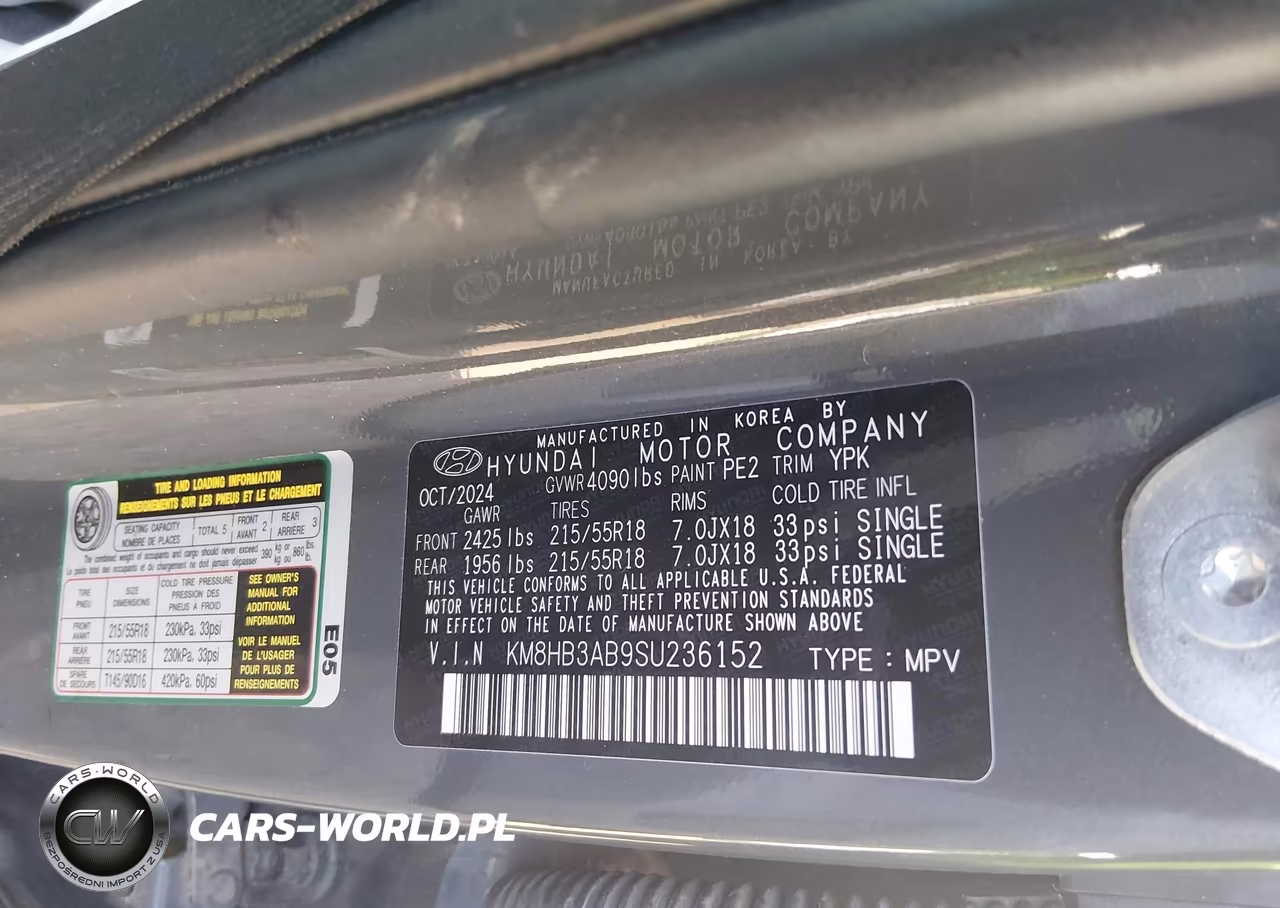 2025 Hyundai Kona Sel VIN:KM8HB3AB9SU236152 - 9