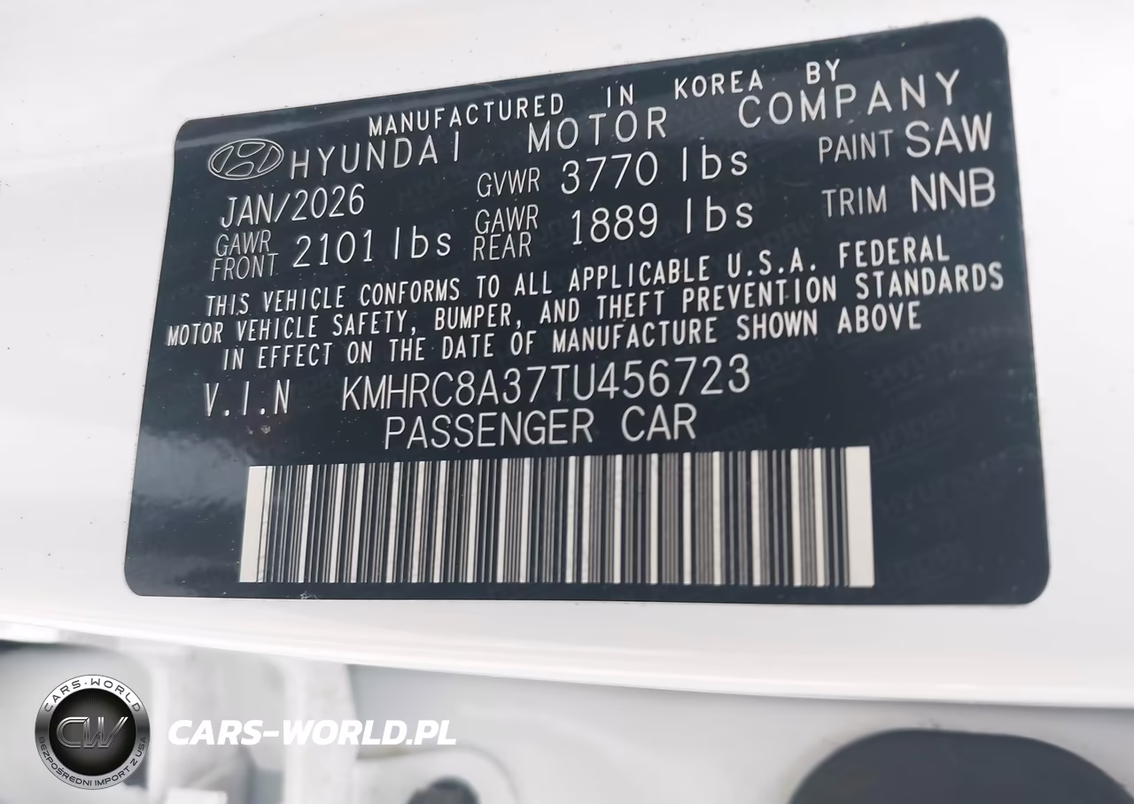 2026 Hyundai Venue Sel VIN:KMHRC8A37TU456723 - 9