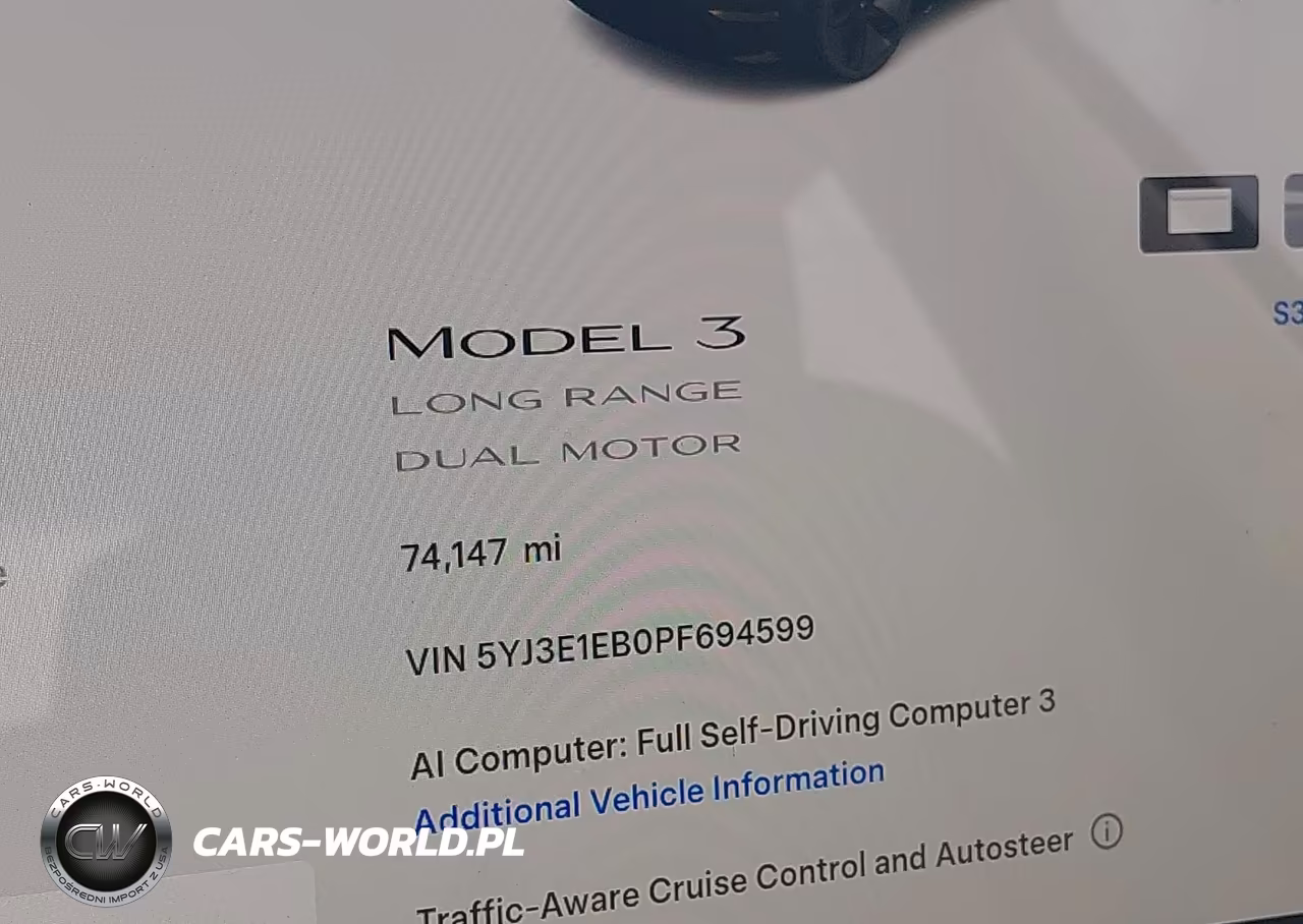 2023 Tesla Model 3 Long Range Dual Motor All-Wheel Drive VIN:5YJ3E1EB0PF694599 - 7