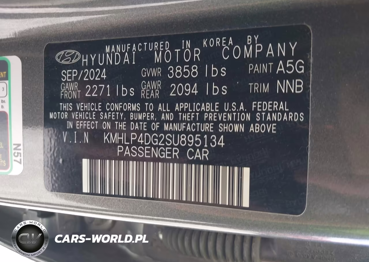 2025 Hyundai Elantra Limited VIN:KMHLP4DG2SU895134 - 9