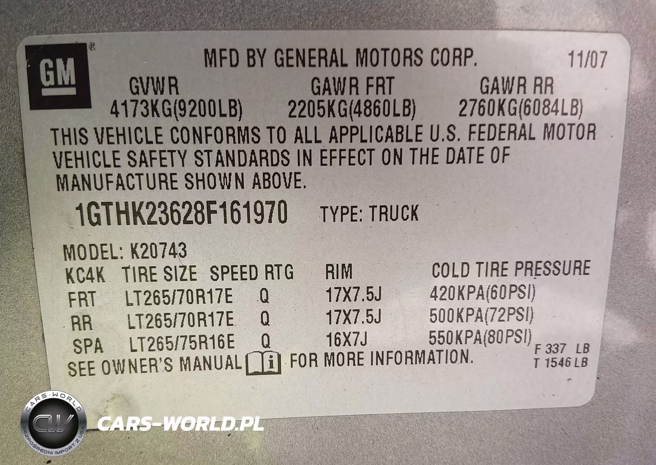 2008 GMC Sierra 2500Hd Sle2 VIN:1GTHK23628F161970 - 9