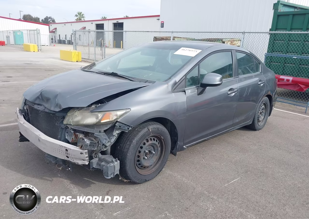 2013 Honda Civic Lx VIN:19XFB2F58DE262591 - 2