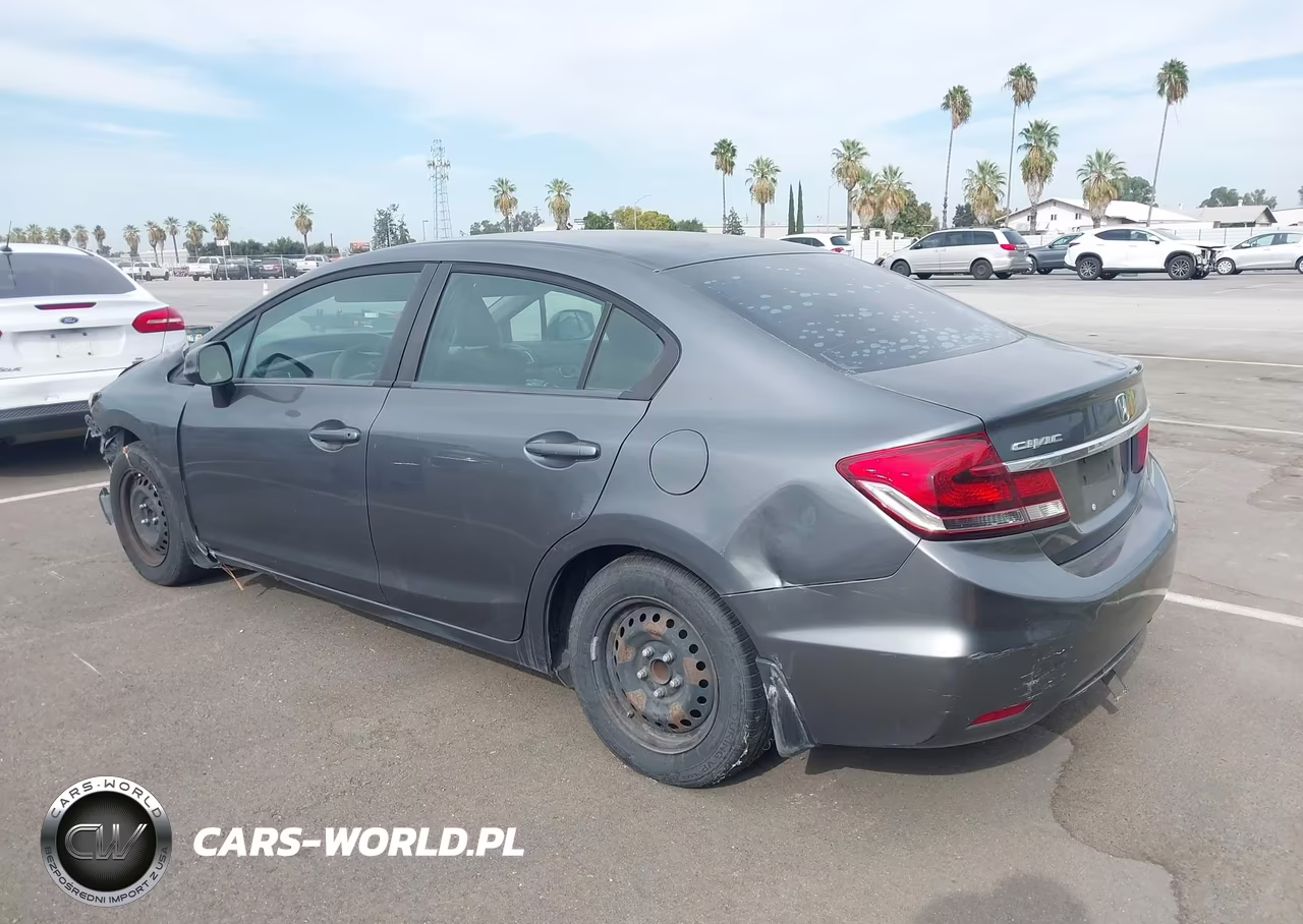 2013 Honda Civic Lx VIN:19XFB2F58DE262591 - 3