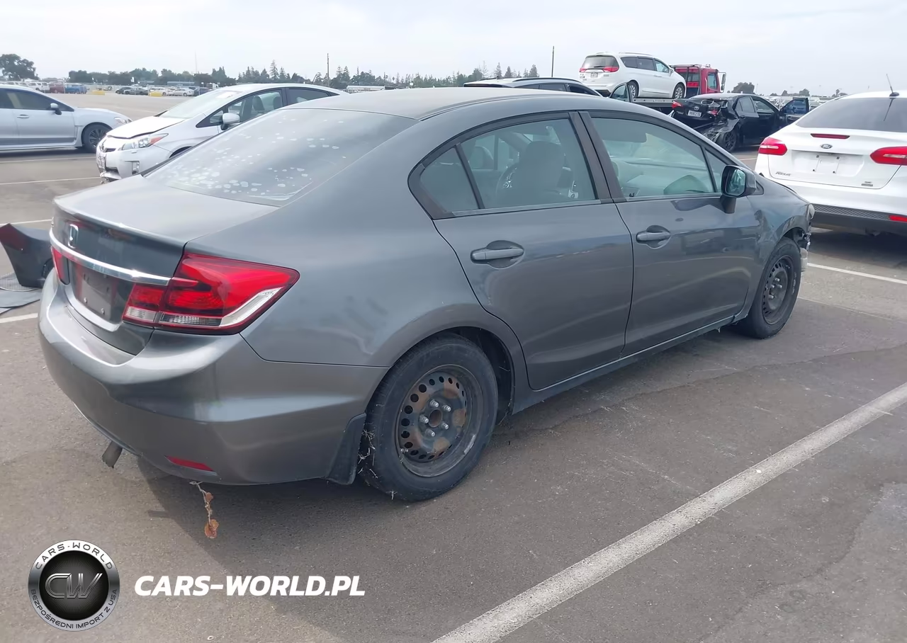 2013 Honda Civic Lx VIN:19XFB2F58DE262591 - 4