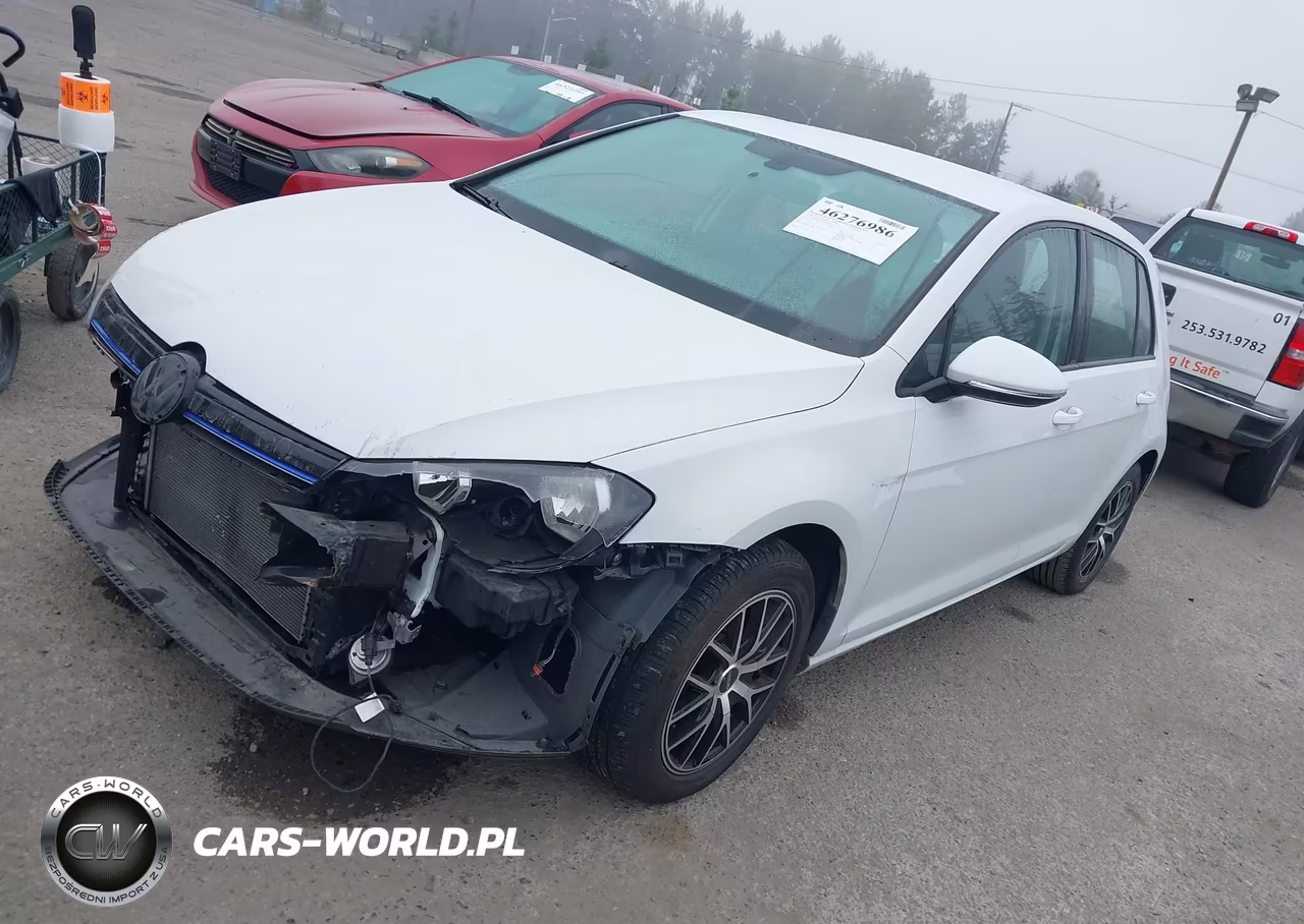 2016 Volkswagen E-Golf Se VIN:WVWKP7AU8GW916558 - 2
