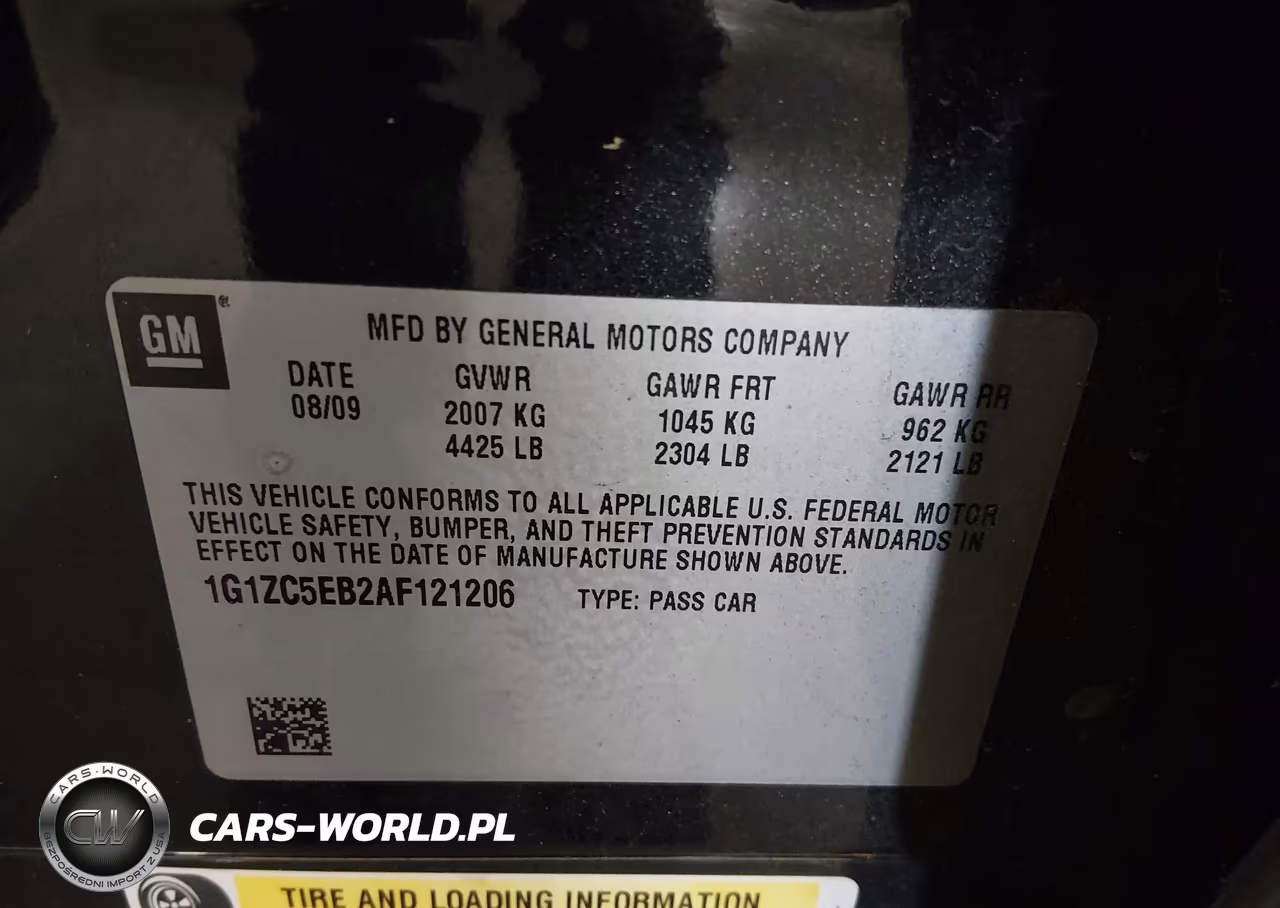 2010 Chevrolet Malibu Lt VIN:1G1ZC5EB2AF121206 - 9