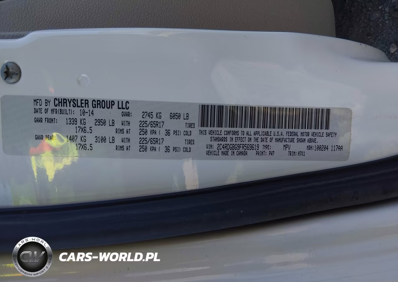 2015 Dodge Grand Caravan Se VIN:2C4RDGBG9FR569619 - 9