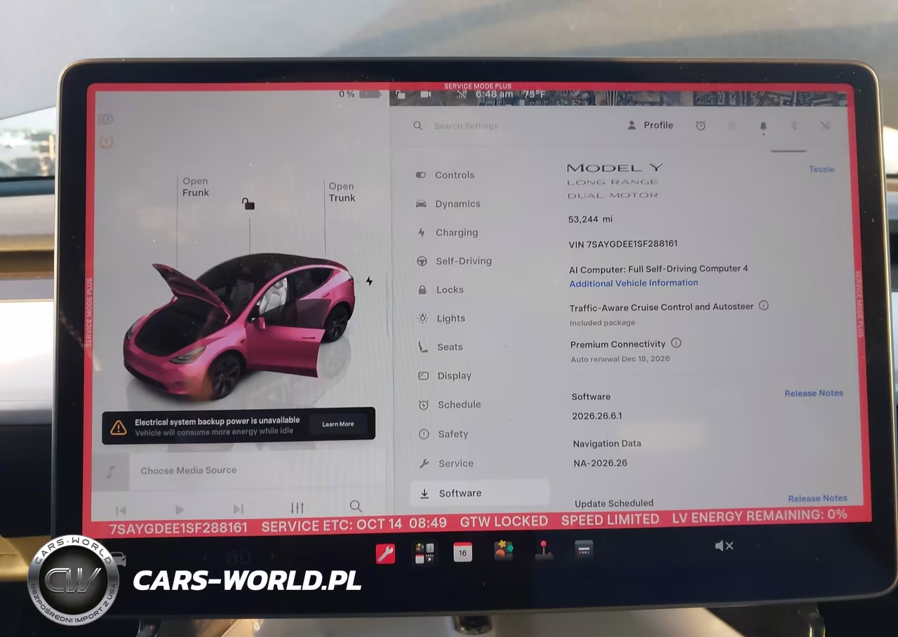 2025 Tesla Model Y Long Range Dual Motor All-Wheel Drive VIN:7SAYGDEE1SF288161 - 17