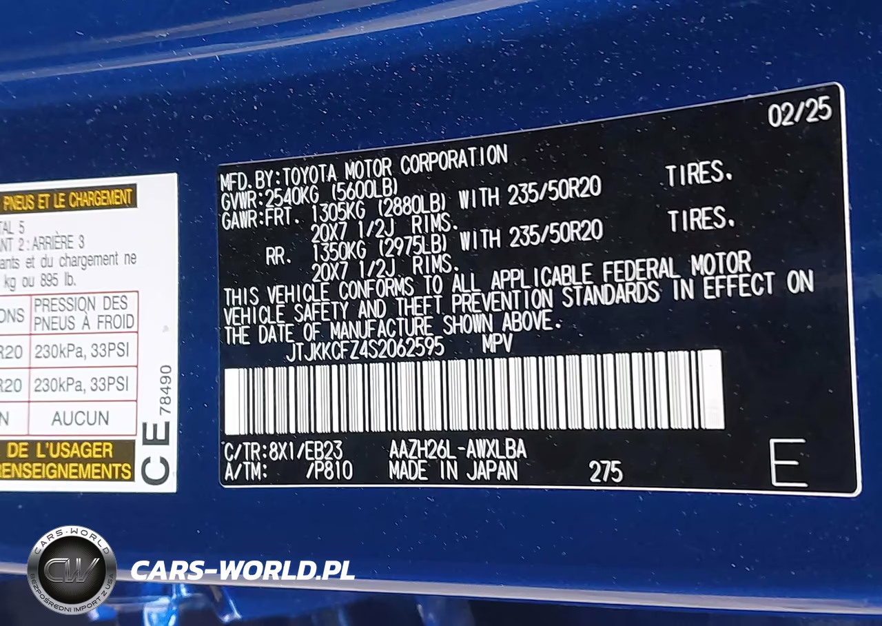 2025 Lexus Nx 450H+ F Sport Handling VIN:JTJKKCFZ4S2062595 - 9