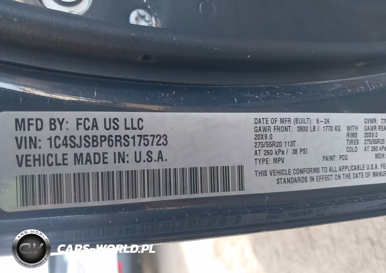2024 Jeep Wagoneer L Series Ii 4X4 VIN:1C4SJSBP6RS175723 - 9