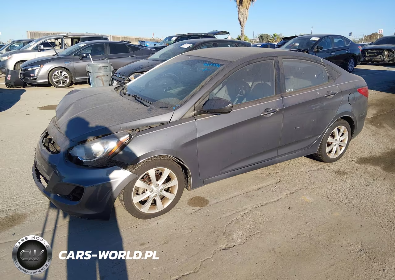 2012 Hyundai Accent Gls VIN:KMHCU4AE6CU179964 - 2