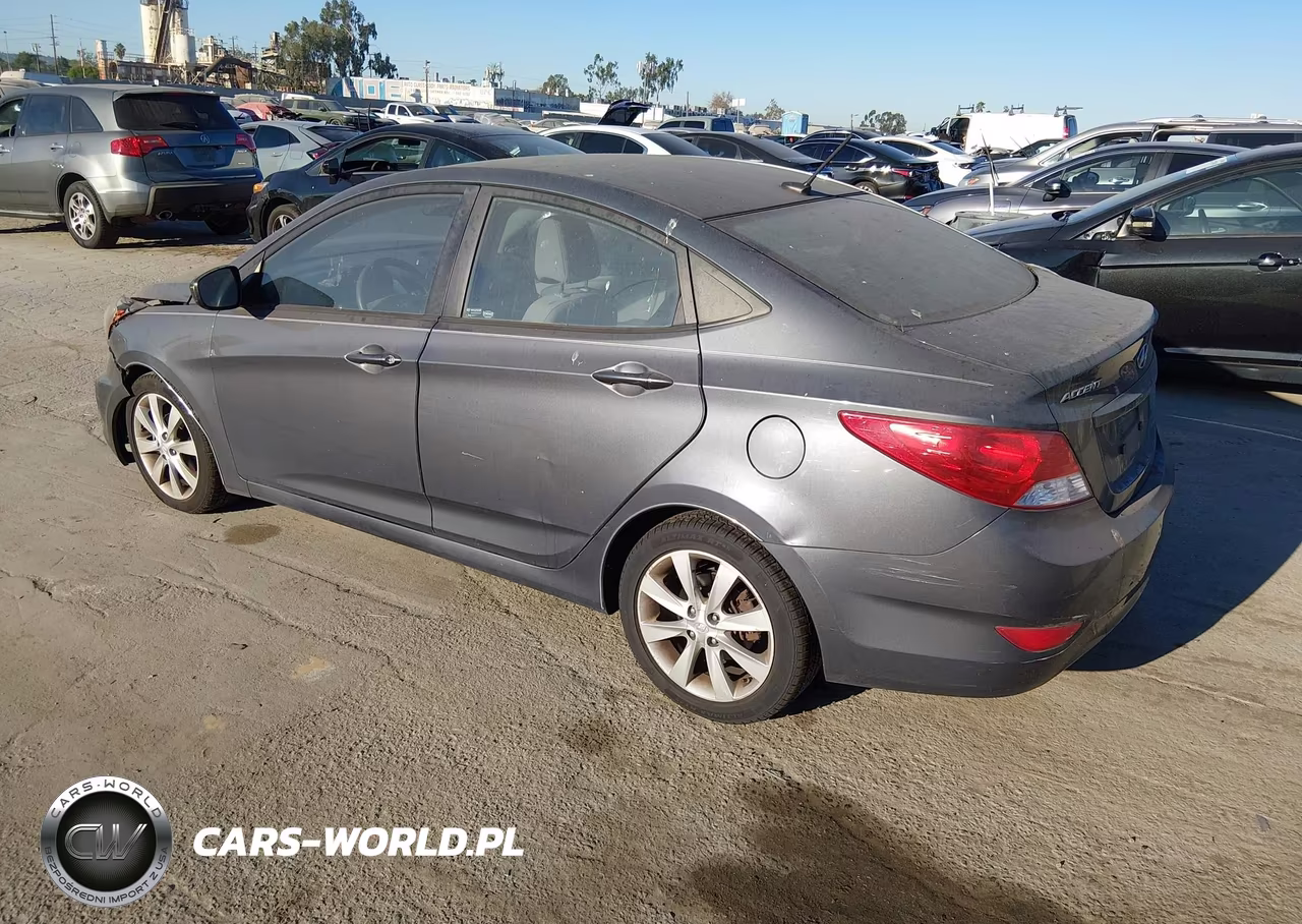 2012 Hyundai Accent Gls VIN:KMHCU4AE6CU179964 - 3