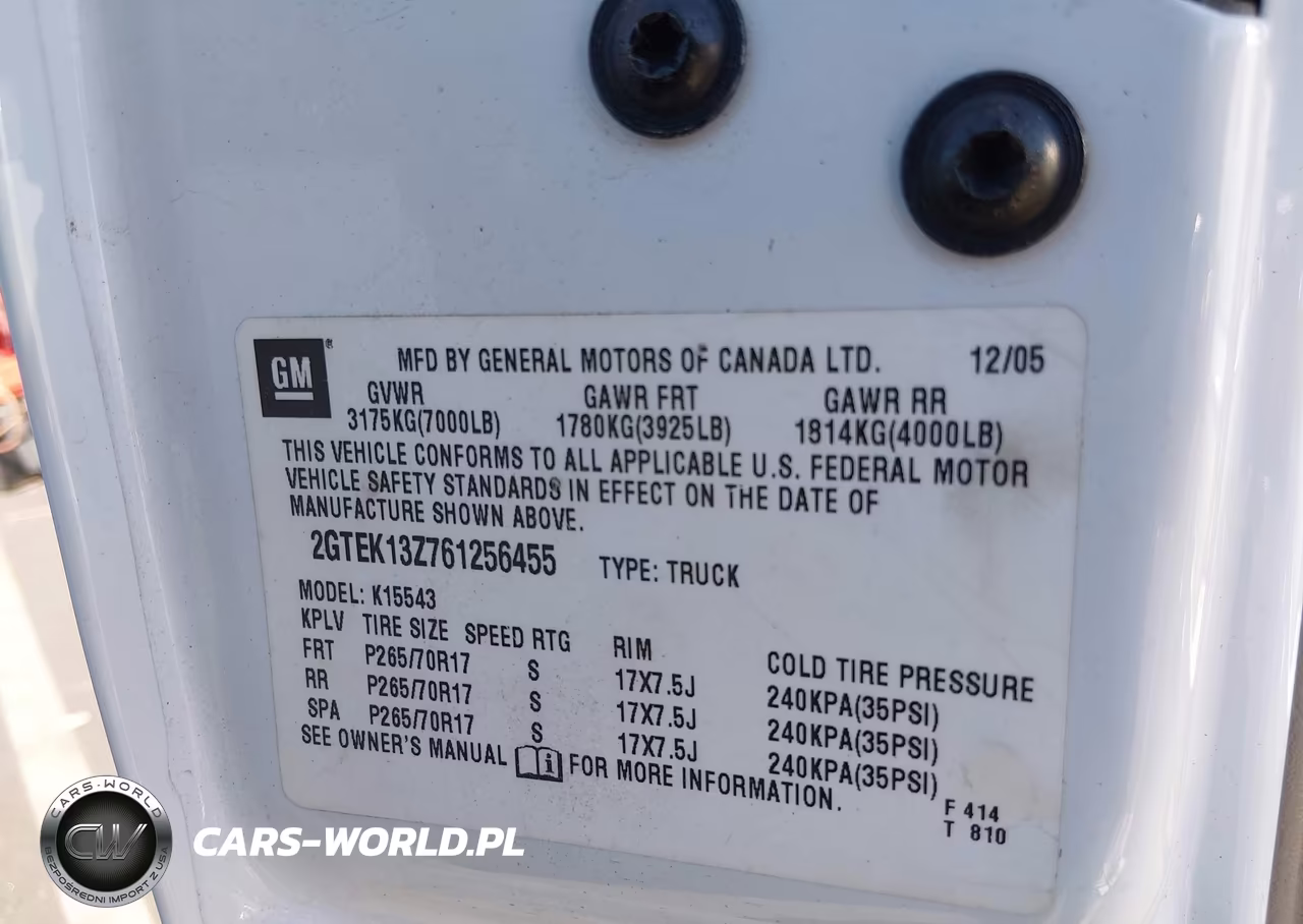 2006 GMC Sierra 1500 Slt VIN:2GTEK13Z761256455 - 9