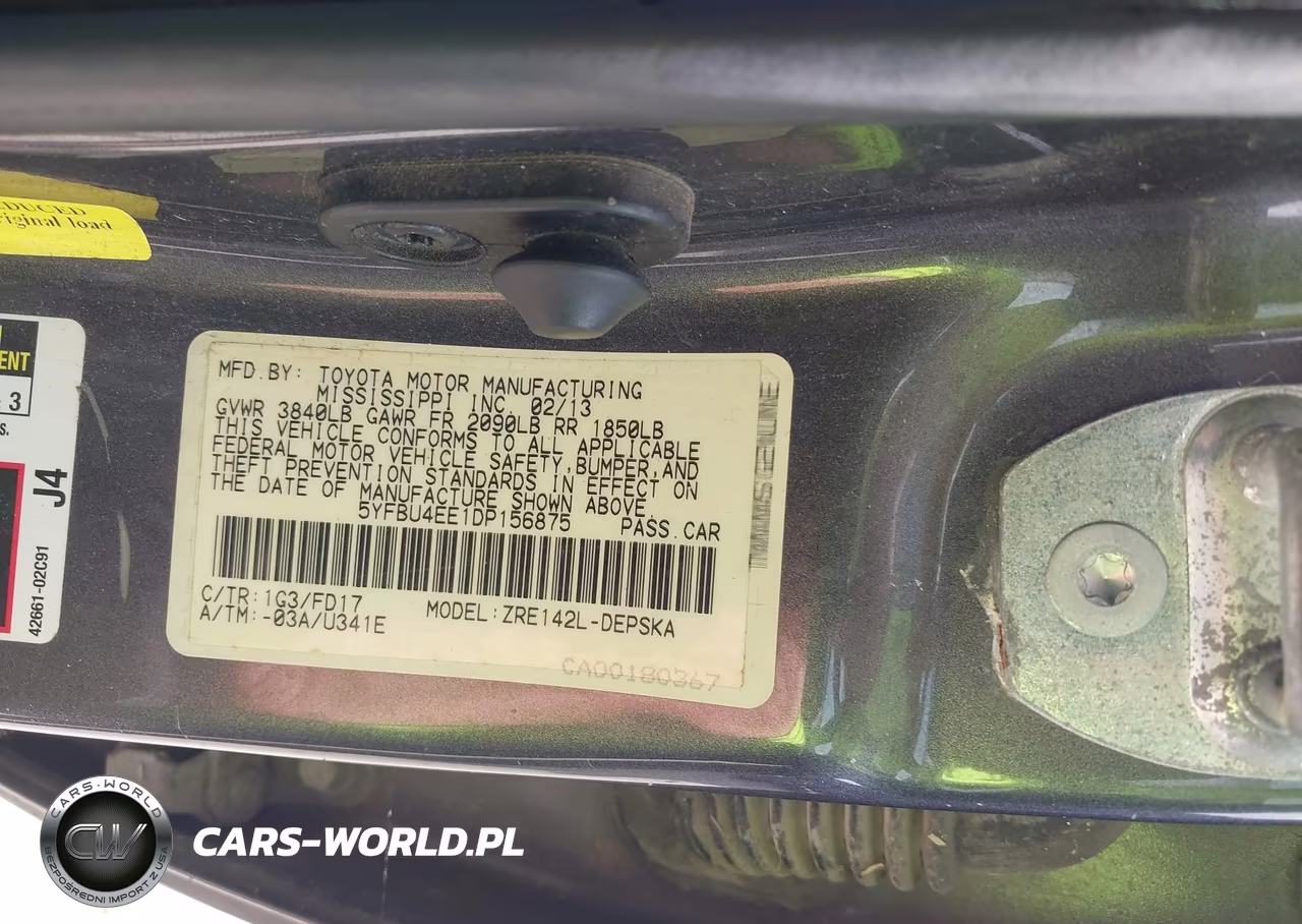 2013 Toyota Corolla S VIN:5YFBU4EE1DP156875 - 9