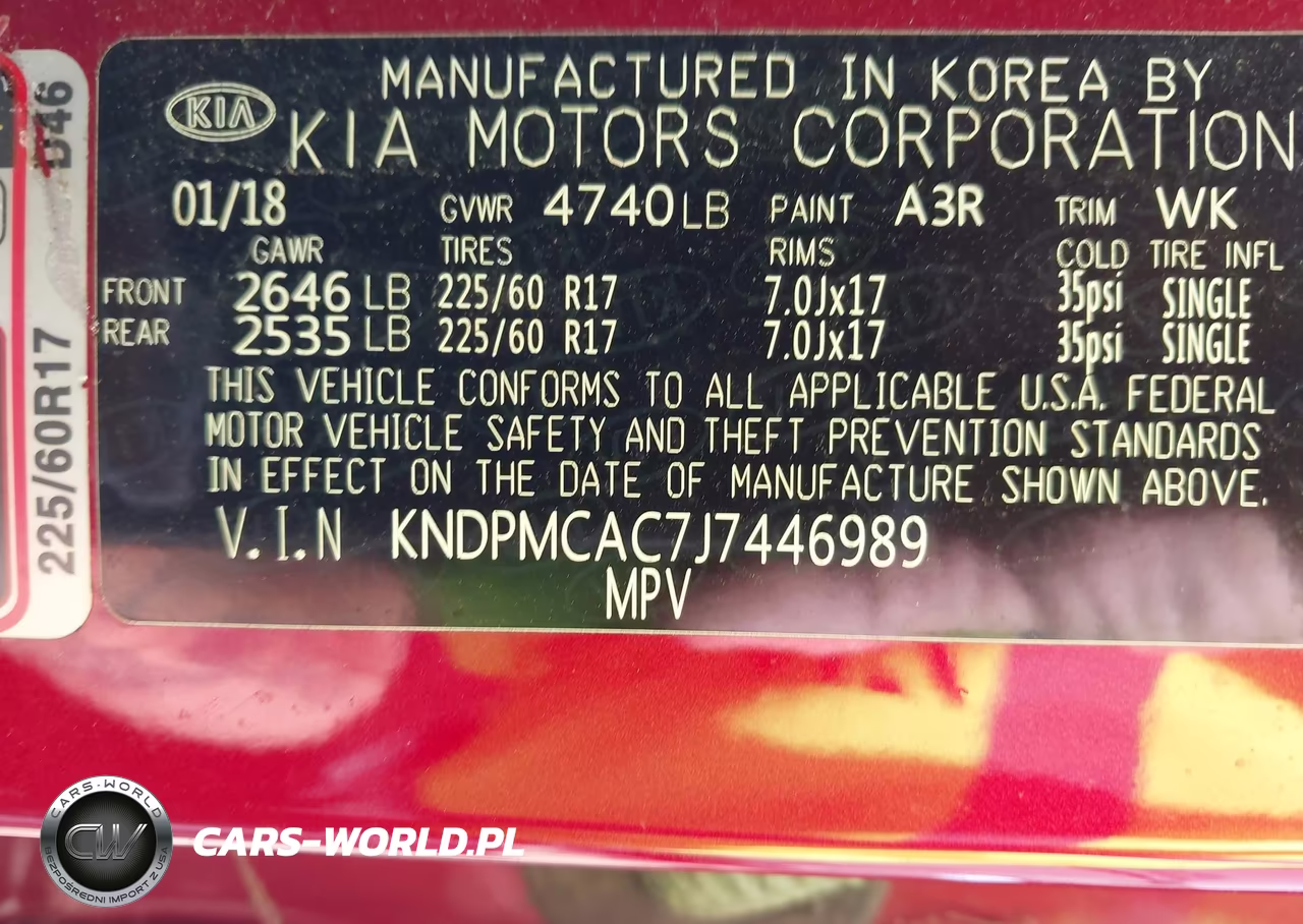 2018 Kia Sportage Lx VIN:KNDPMCAC7J7446989 - 9