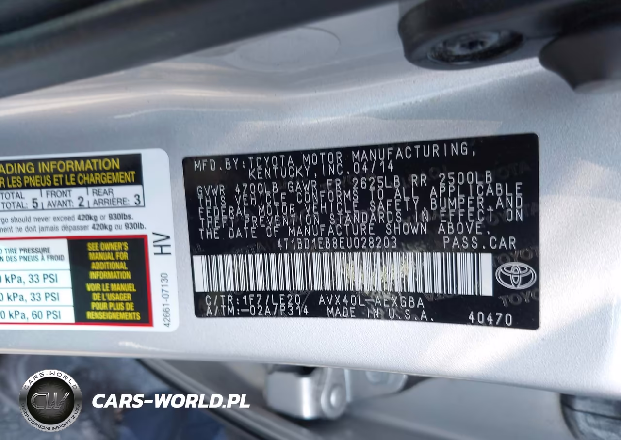 2014 Toyota Avalon Hybrid Xle Touring VIN:4T1BD1EB8EU028203 - 9