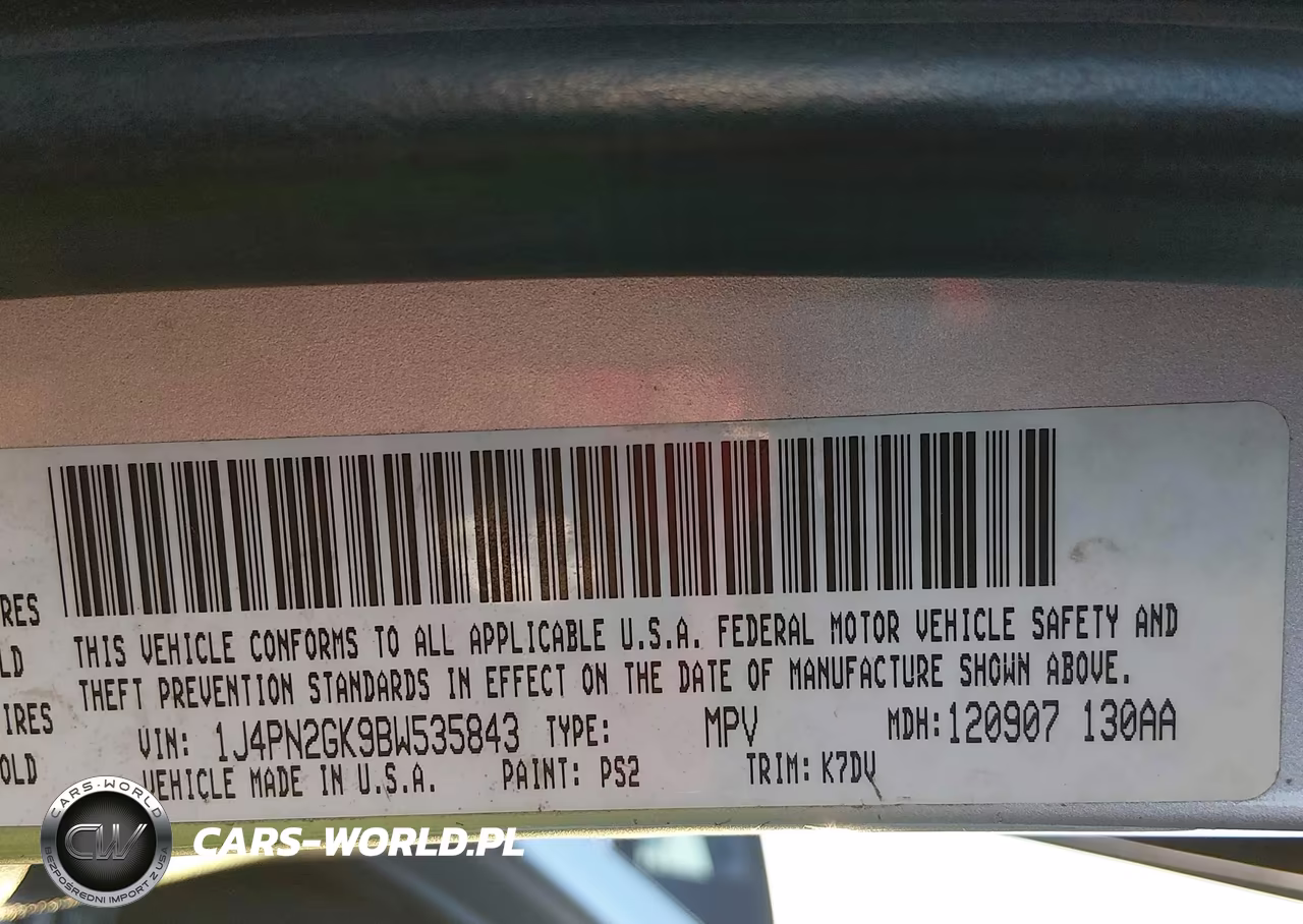 2011 Jeep Liberty Sport VIN:1J4PN2GK9BW535843 - 9