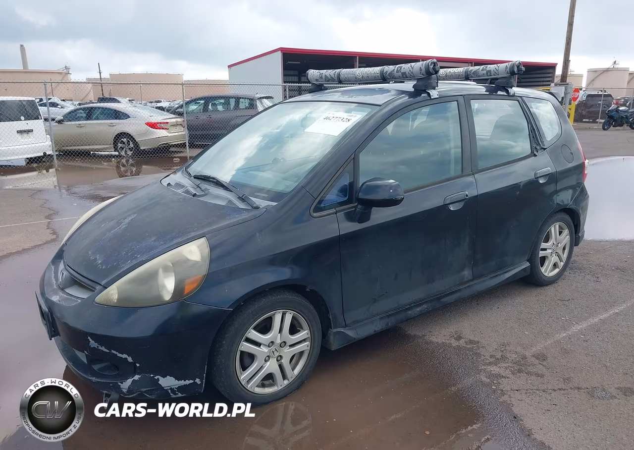 2007 Honda Fit Sport VIN:JHMGD38657S037541 - 2