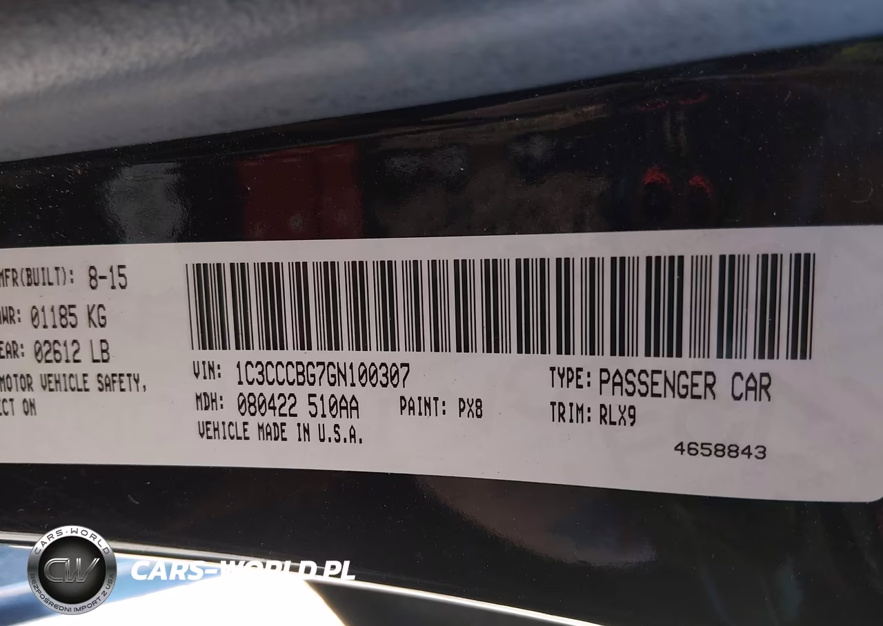 2016 Chrysler 200 S VIN:1C3CCCBG7GN100307 - 9