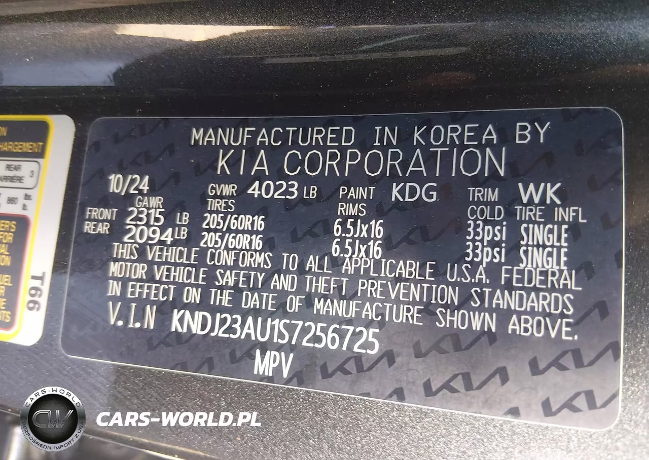 2025 Kia Soul Lx VIN:KNDJ23AU1S7256725 - 9