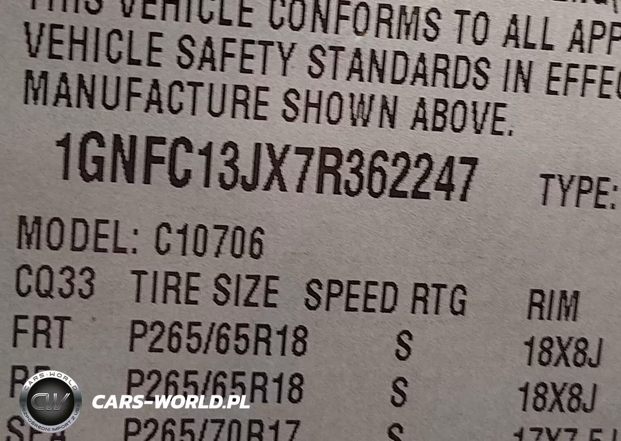 2007 Chevrolet Tahoe Lt VIN:1GNFC13JX7R362247 - 9