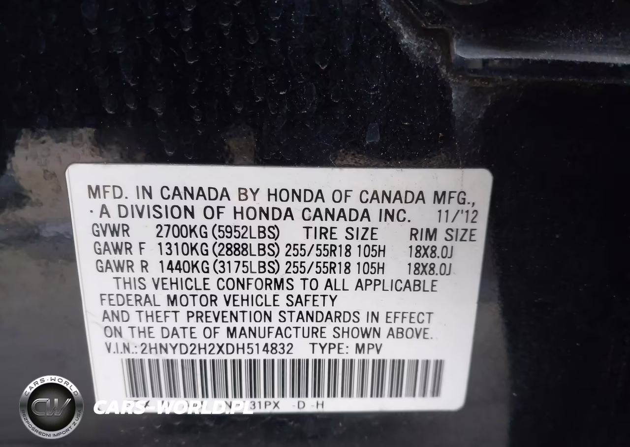 2013 Acura Mdx VIN:2HNYD2H2XDH514832 - 9