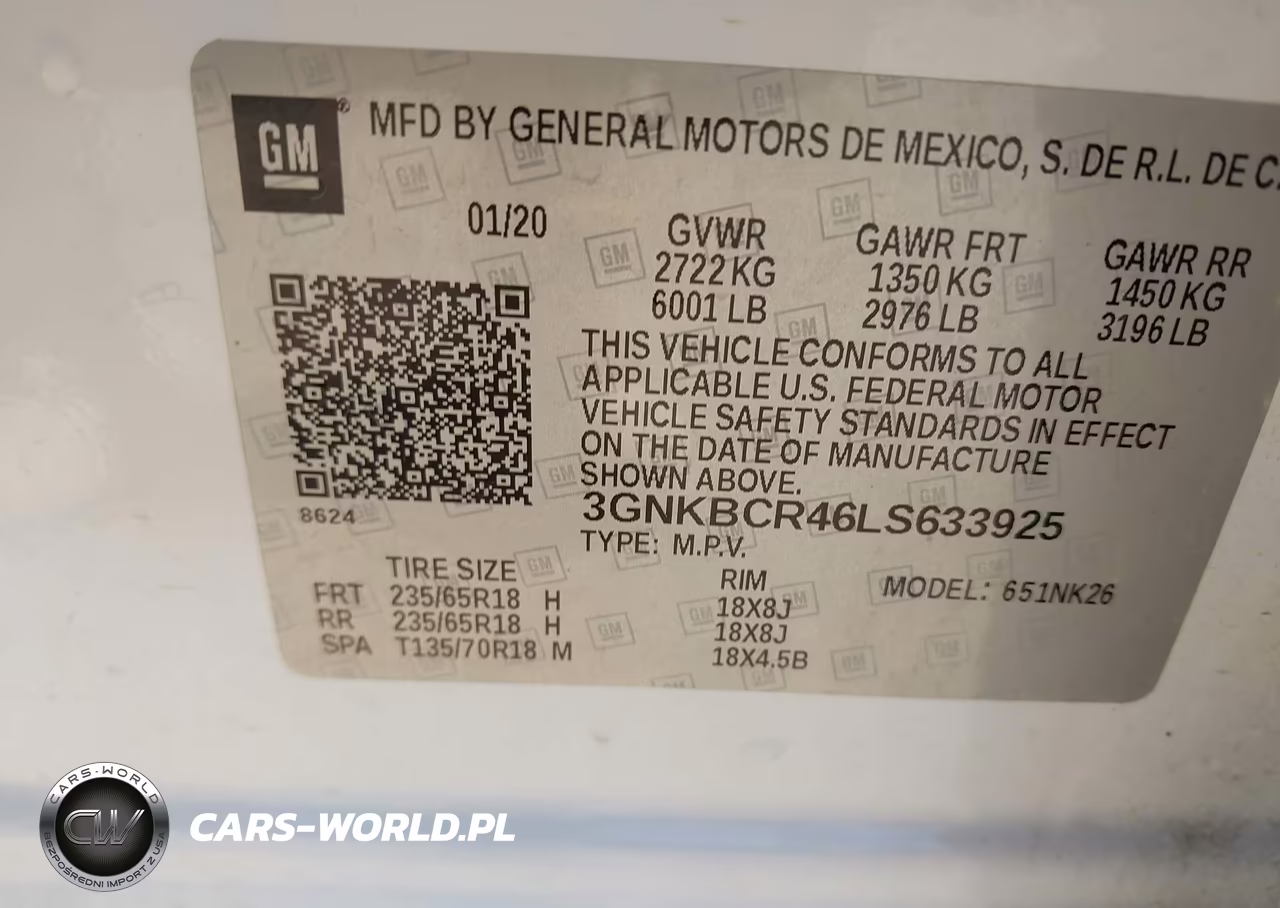 2020 Chevrolet Blazer Fwd 2Lt VIN:3GNKBCR46LS633925 - 9