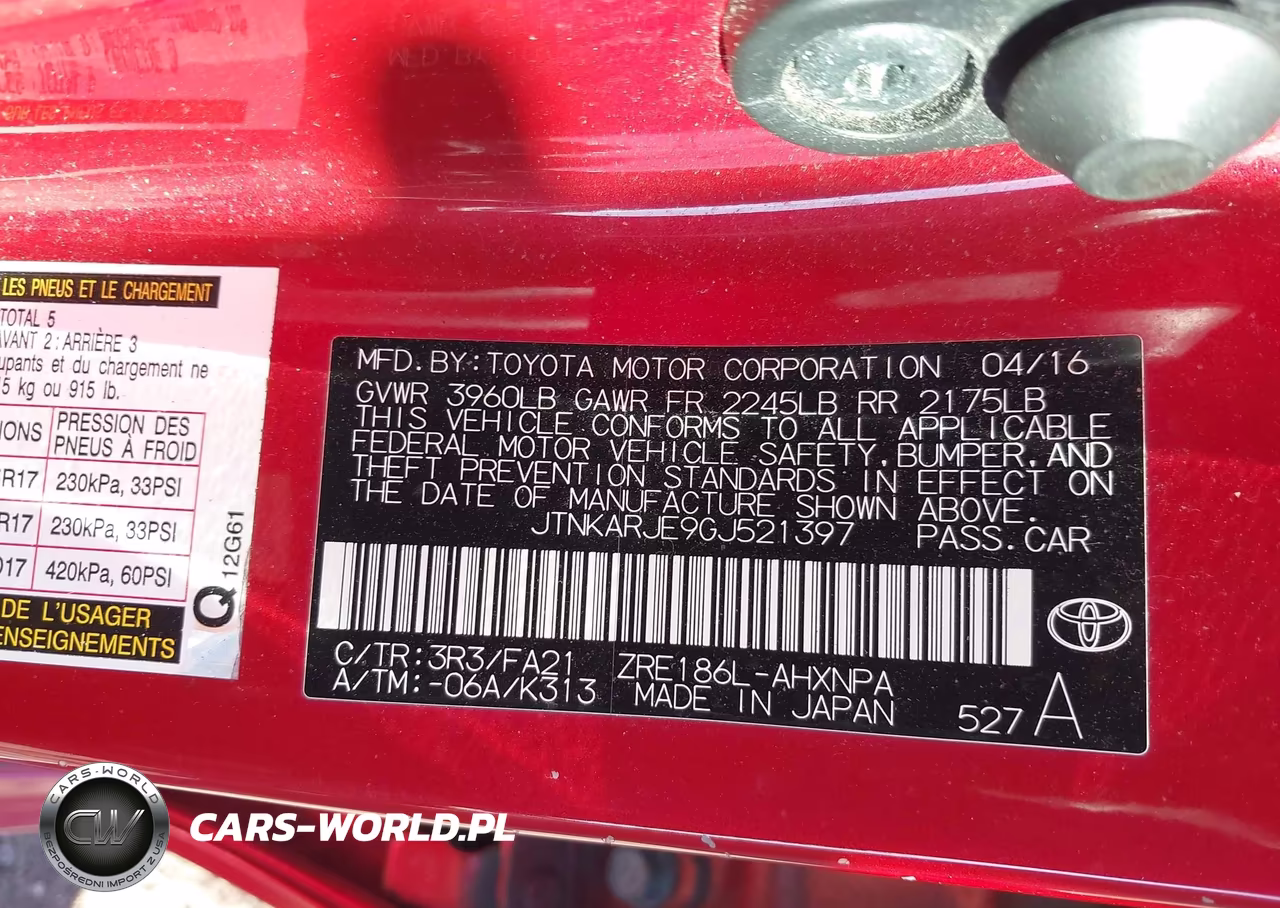 2016 Scion Im VIN:JTNKARJE9GJ521397 - 9