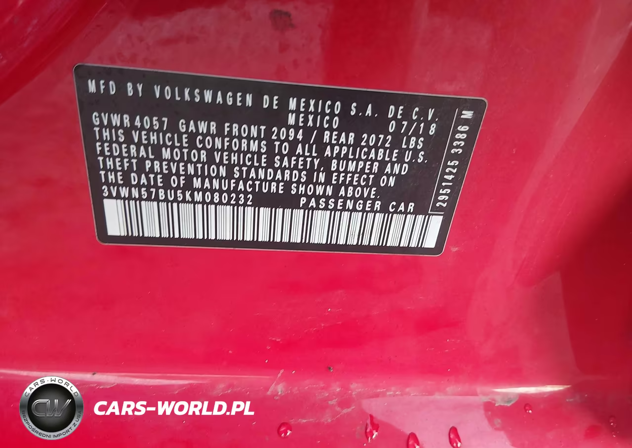 2019 Volkswagen Jetta 1.4T S VIN:3VWN57BU5KM080232 - 9