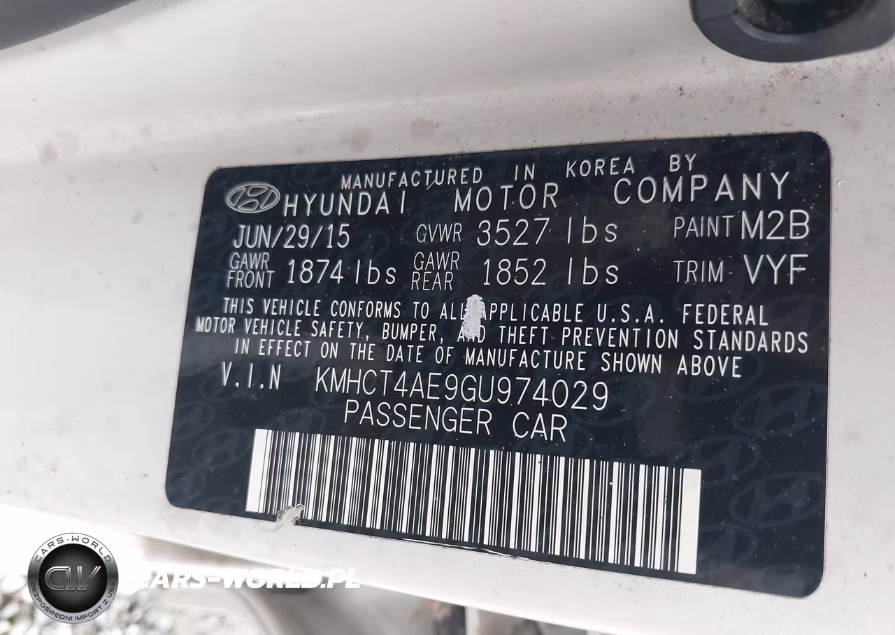 2016 Hyundai Accent Se VIN:KMHCT4AE9GU974029 - 9