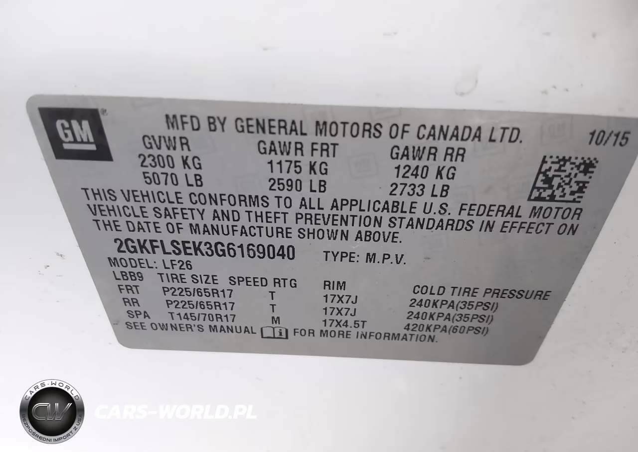 2016 GMC Terrain Sle-1 VIN:2GKFLSEK3G6169040 - 9