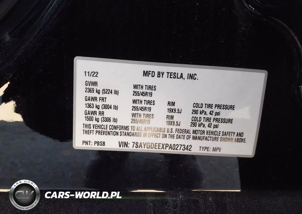2023 Tesla Model Y Awd-Long Range Dual Motor All-Wheel Drive VIN:7SAYGDEEXPA027342 - 9