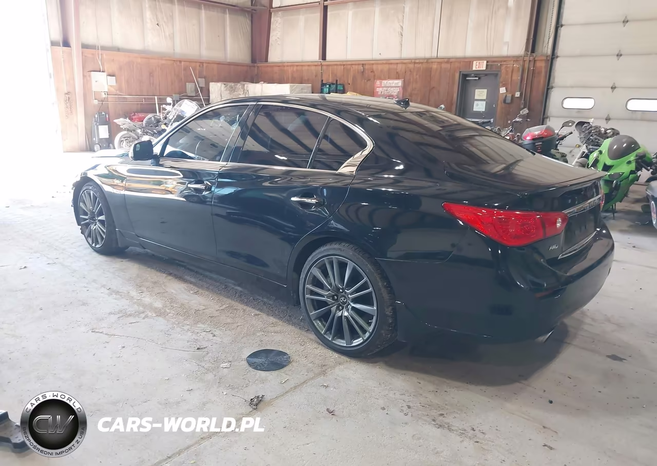 2016 Infiniti Q50 3.0T Red Sport 400 VIN:JN1FV7AR6GM451893 - 3