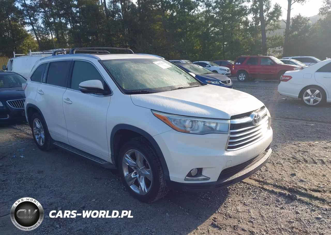 2015 Toyota Highlander Limited V6 VIN:5TDYKRFH8FS063190 - 1
