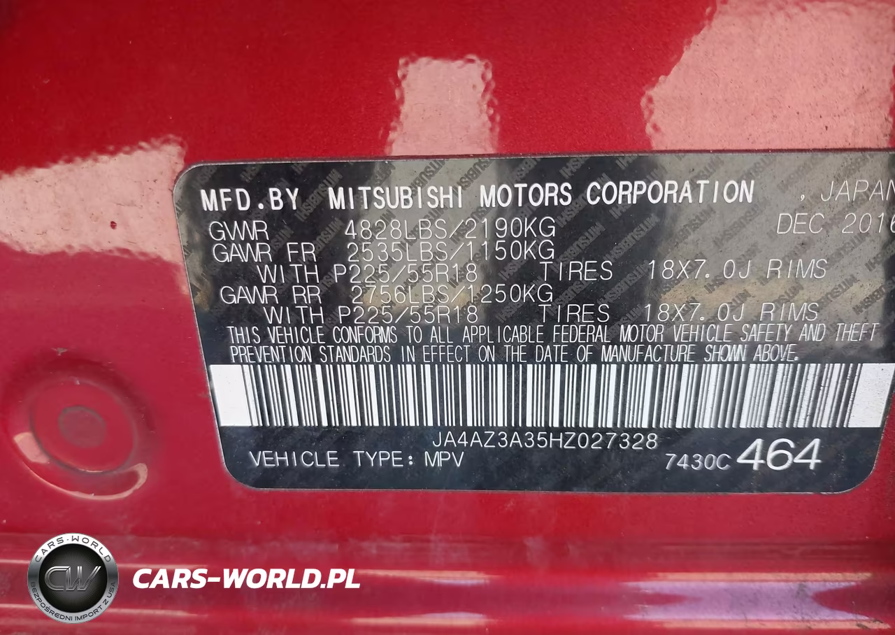 2017 Mitsubishi Outlander Se VIN:JA4AZ3A35HZ027328 - 9